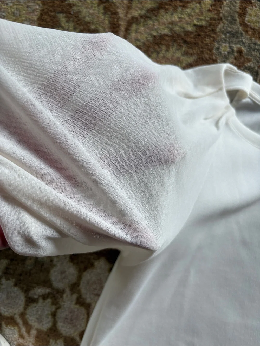 Banana Republic Cream Puff-Sleeve Knit Top